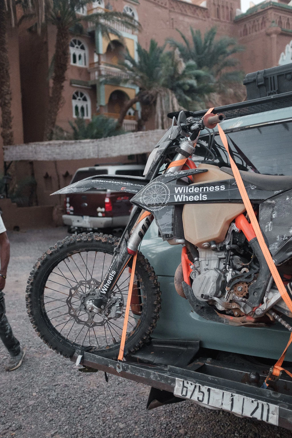 Wilderness Wheels team guiding in the desert