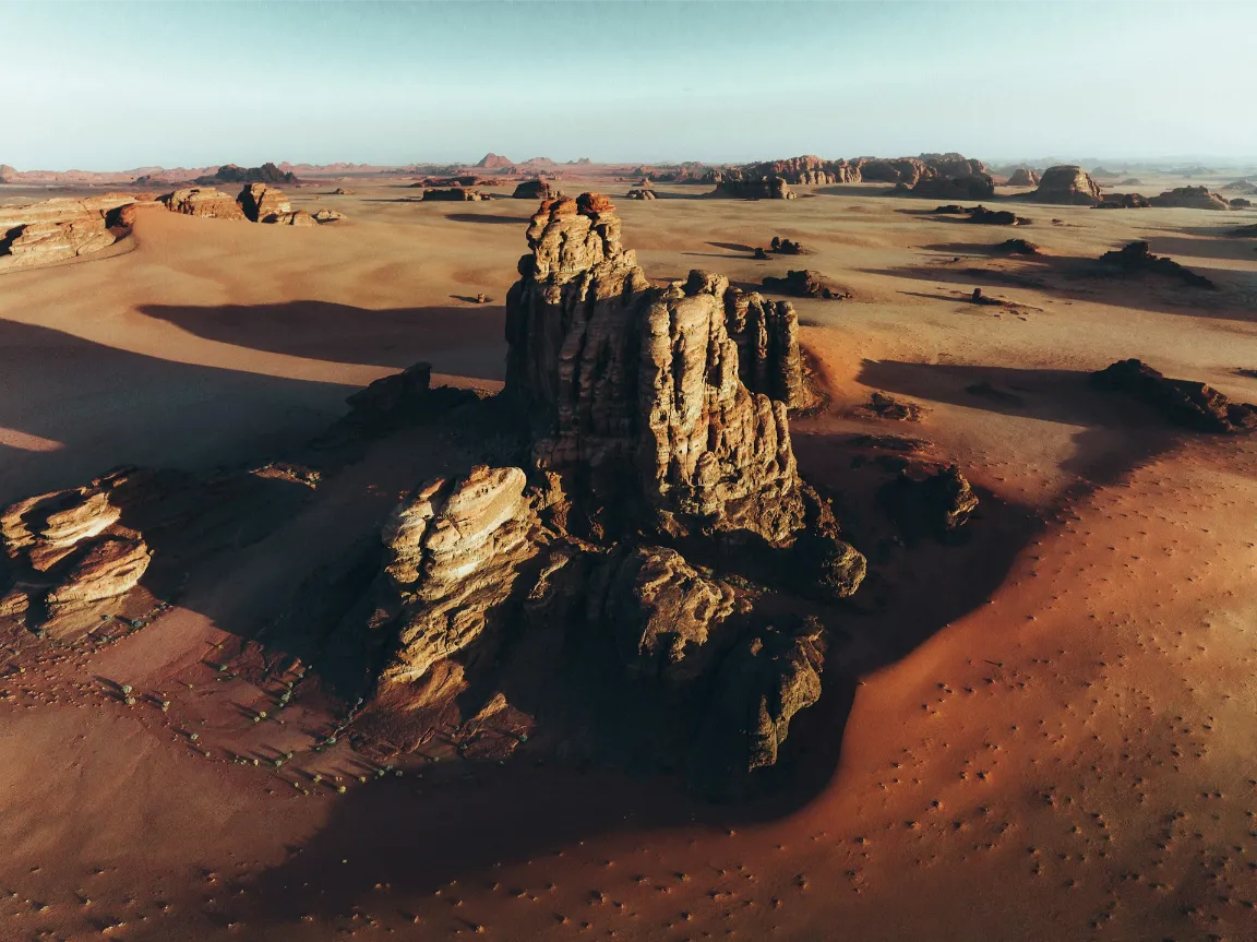 Mountain trails in Saudi Arabia