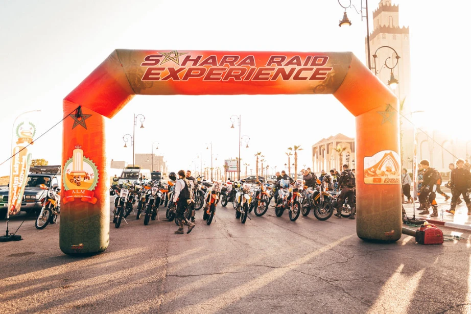 Rider at the Sahara Raid Experience