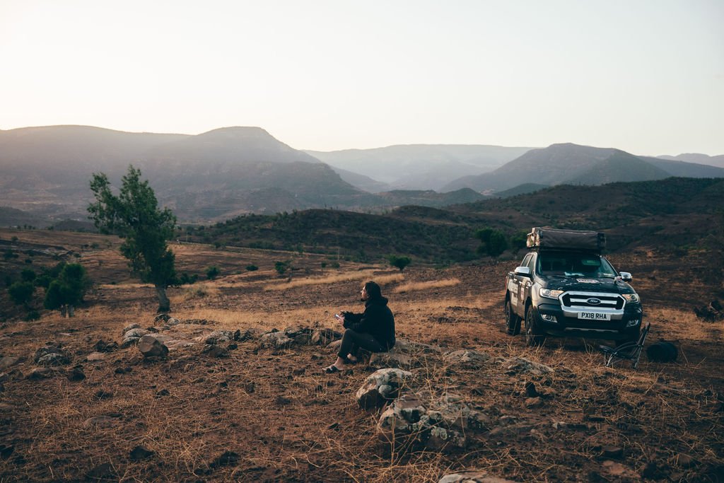 Scrambler tour crossing the Atlas Mountains to the coast